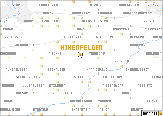 map of Hohenfelden