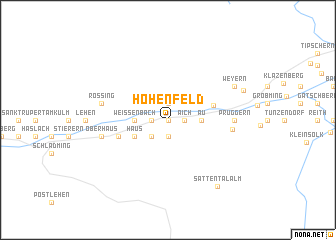 map of Höhenfeld