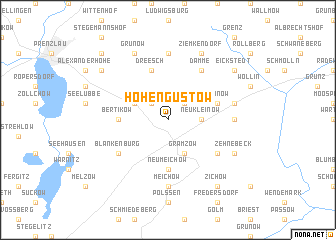 map of Hohengüstow