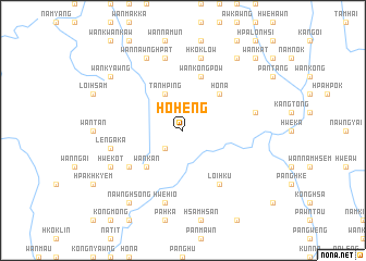 map of Hoheng