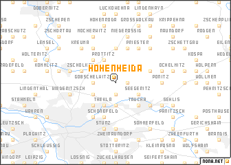 map of Hohenheida