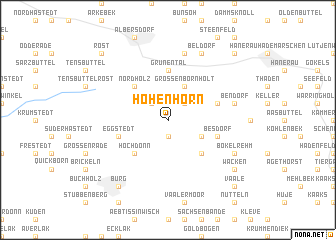 map of Hohenhörn