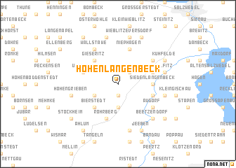 map of Hohenlangenbeck