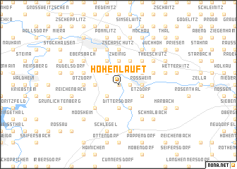 map of Hohenlauft