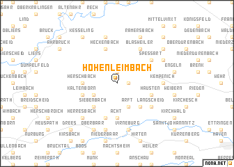 map of Hohenleimbach