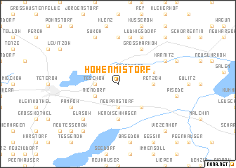 map of Hohen Mistorf
