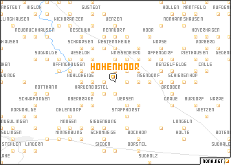 map of Hohenmoor