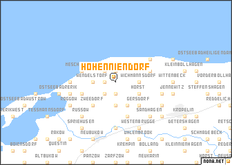 map of Hohen Niendorf