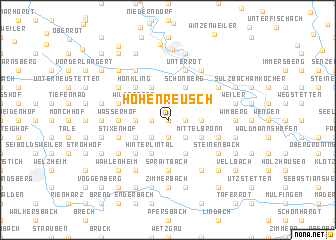 map of Hohenreusch