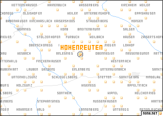 map of Hohenreuten