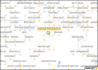 map of Hohenroden