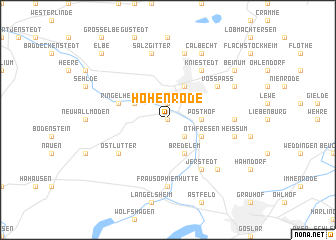 map of Hohenrode