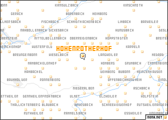 map of Hohenrötherhof