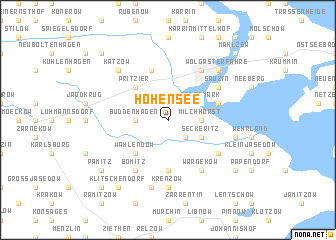 map of Hohensee