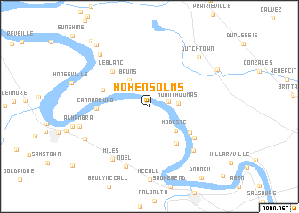 map of Hohen Solms