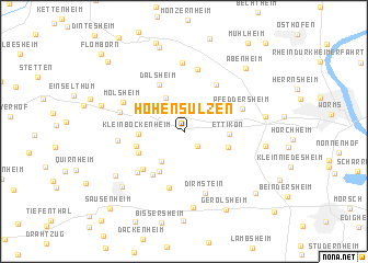 map of Hohen-Sülzen