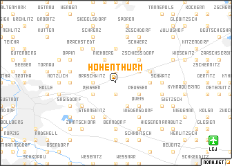 map of Hohenthurm