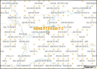 map of Hohentreswitz