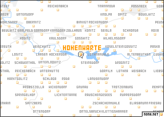 map of Hohenwarte