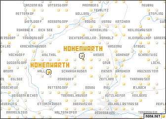 map of Hohenwarth