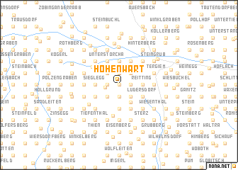 map of Hohenwart