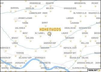 map of Hohen Woos