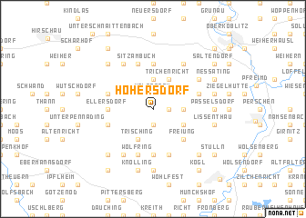 map of Hohersdorf