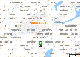 map of Hohewarte