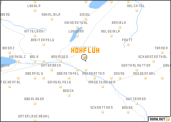 map of Hohfluh