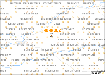map of Hohholz