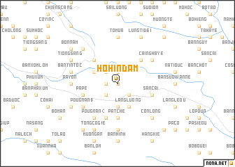 map of Ho Hin Dam