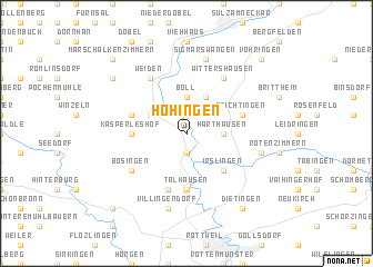 map of Höhingen