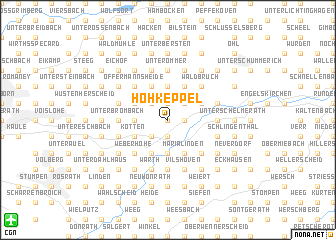 map of Hohkeppel