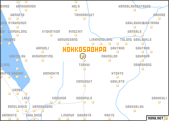 map of Ho-hko-sao-hpa