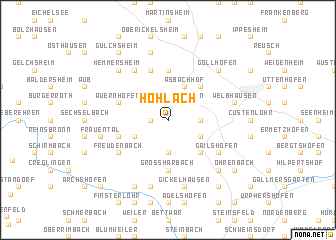 map of Hohlach