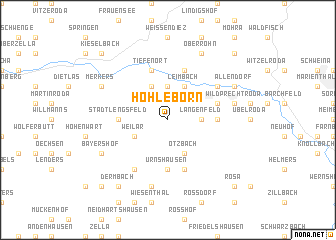 map of Hohleborn