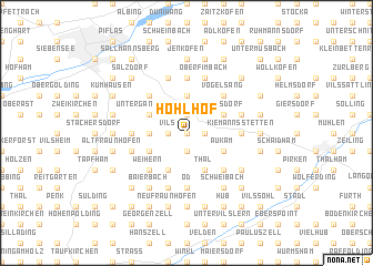 map of Hohlhof