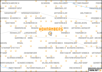 map of Hohn am Berg