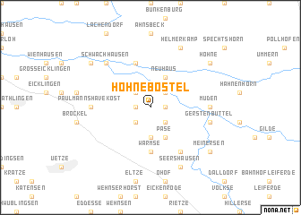 map of Hohnebostel