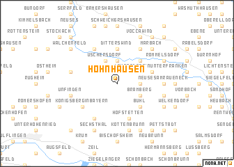 map of Hohnhausen