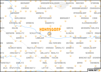 map of Hohnsdorf