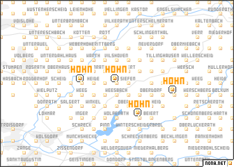 map of Hohn