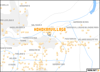 map of Hohokam Village