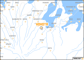 map of Hohota