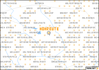 map of Höhreute