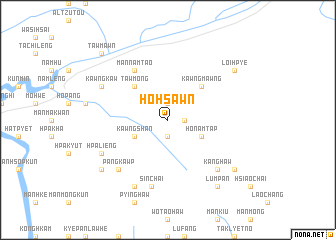 map of Ho-hsawn