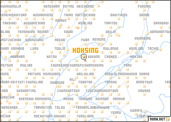 map of Ho-hsing