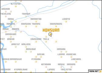 map of Ho-hsuan