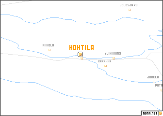 map of Hohtila