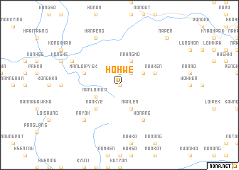 map of Ho-hwè